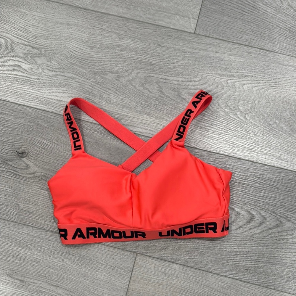 Under Armour Coral Sports Bra